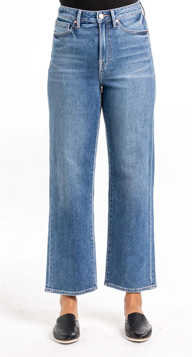 Midtown High Rise Wide Leg Jean | Lord & Taylor