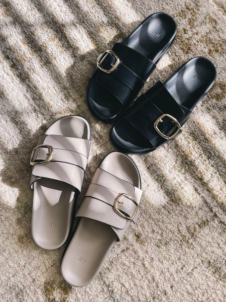 Slide sandals under $30 - these are so comfy! 

#LTKshoecrush #LTKfindsunder50