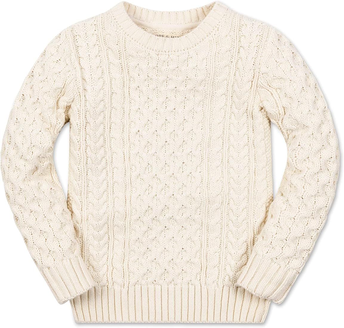 Hope & Henry Boys' Long Sleeve Crew Neck Pullover Sweater | Amazon (US)