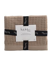 Cotton Waffle End Of Bed Blanket | TJ Maxx