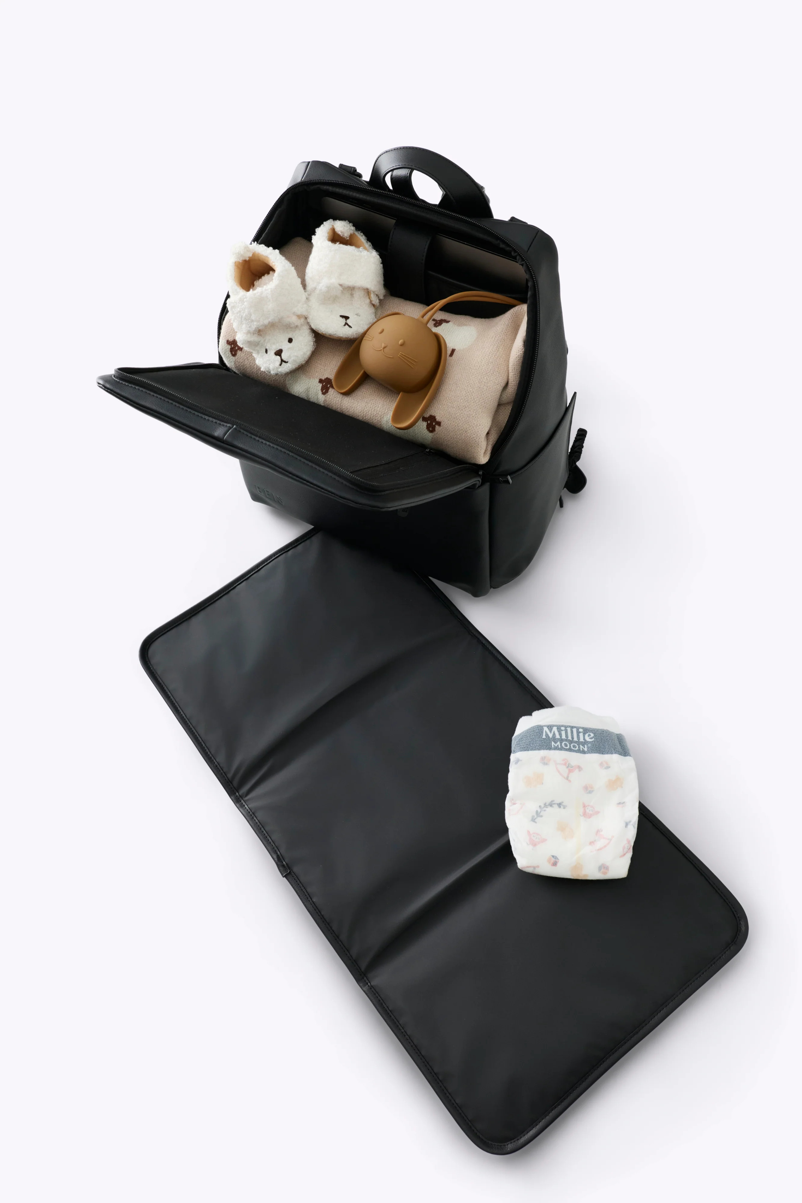 The Convertible Stroller Caddy in Black | BEIS