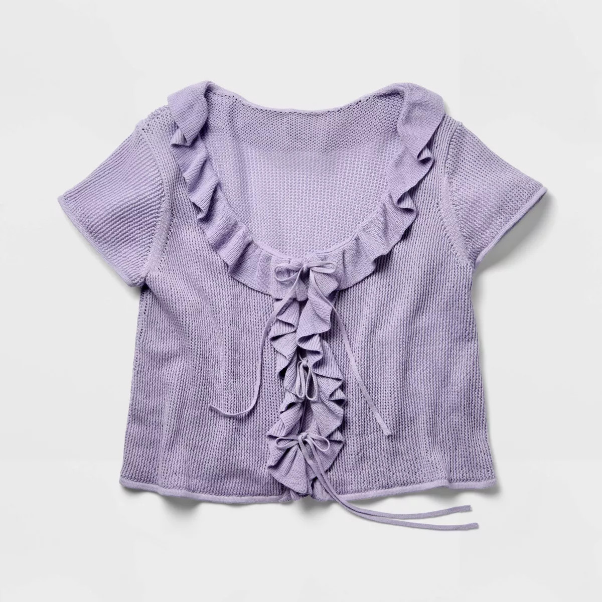 Women's Ruffle Tie Cardigan - Wild Fable™ | Target