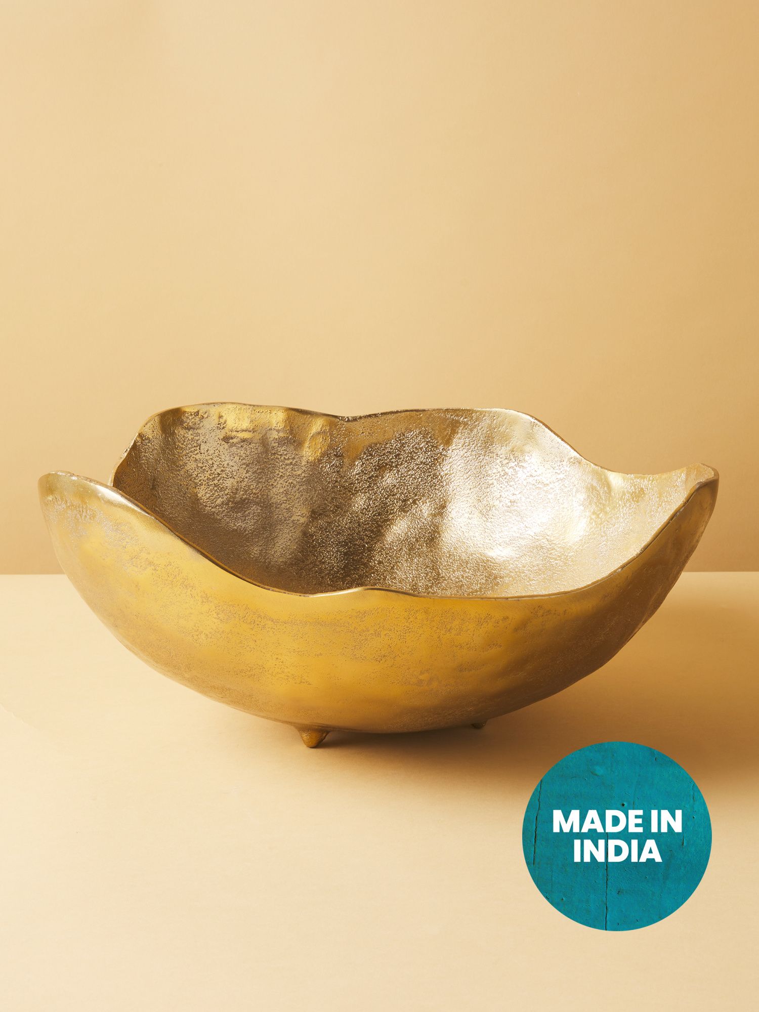 5x15 Metal Deep Decorative Bowl | Decorative Objects | HomeGoods | HomeGoods