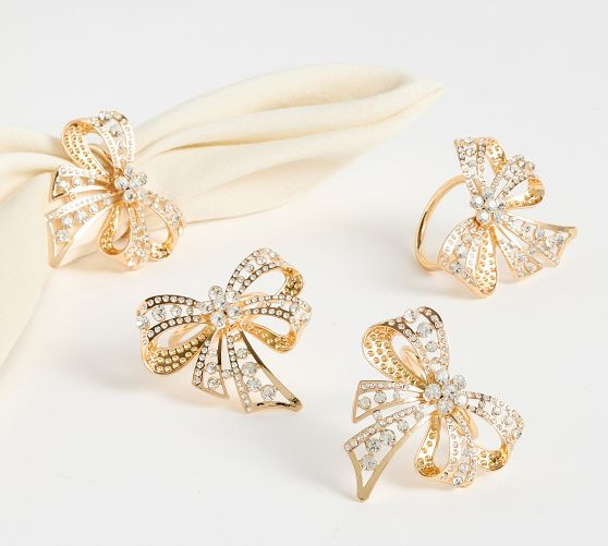 LoveShackFancy Napkin Rings - Set of 4 | Pottery Barn (US)