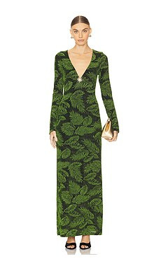 Show Me Your Mumu Lopez Dress in Palm Sparkle Stretch from Revolve.com | Revolve Clothing (Global)