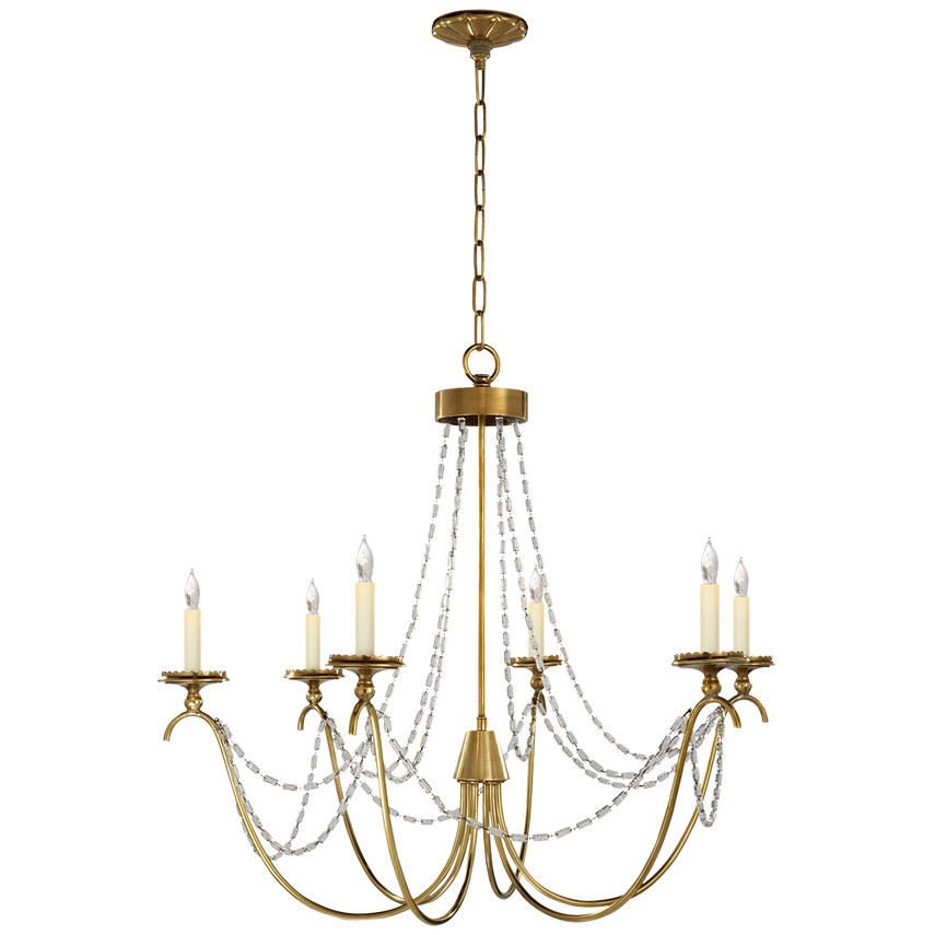 Marigot Medium Chandelier | Visual Comfort