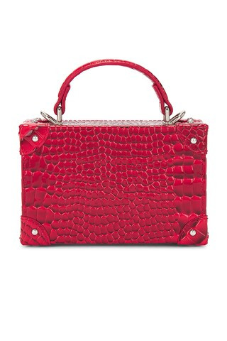 Mini Box Bag in Red Croc | Revolve Clothing (Global)