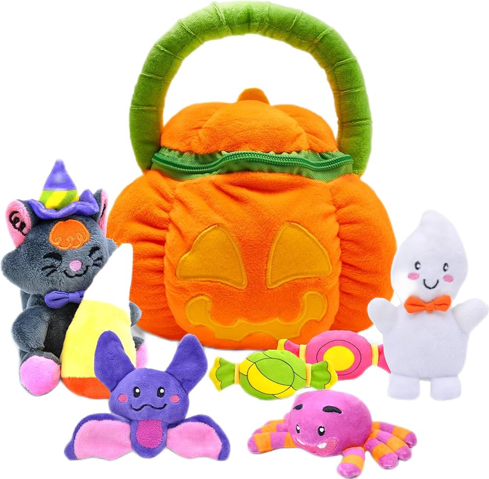 JOYIN Baby's Pumpkin Halloween Playset with 8 Fun Play Pieces, Halloween Theme Decoration, School... | Amazon (US)