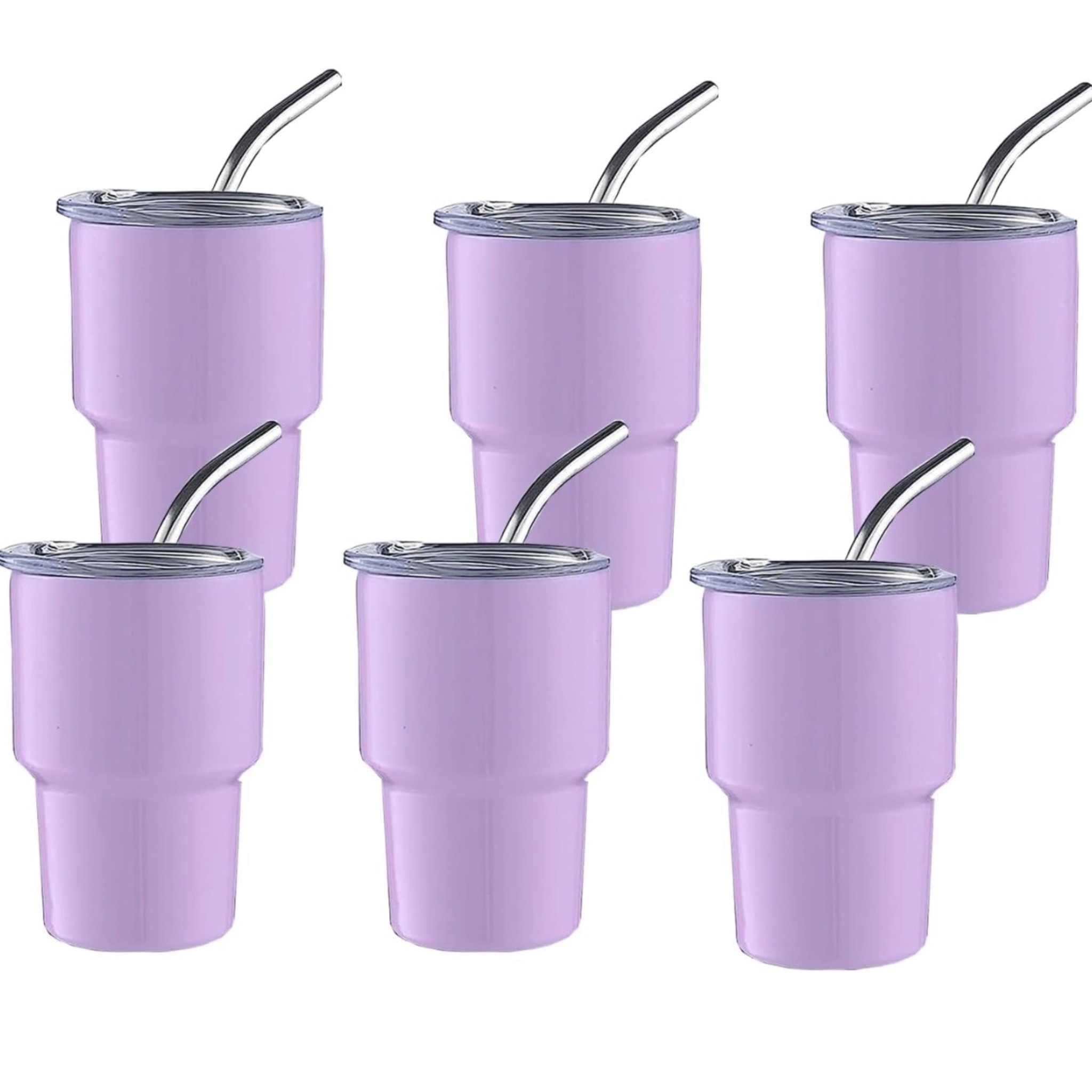 3 oz Cute Mini Tumbler Shot Glass Set，With Straw and Lid Sublimation Double Stainless Steel Wine Glass，Mini Insulated Coffee Mug Mugs For Bars, whiskey, Tea (6 pieces - purple)

#LTKdayinmylife #LTKU #LTKSaleAlert