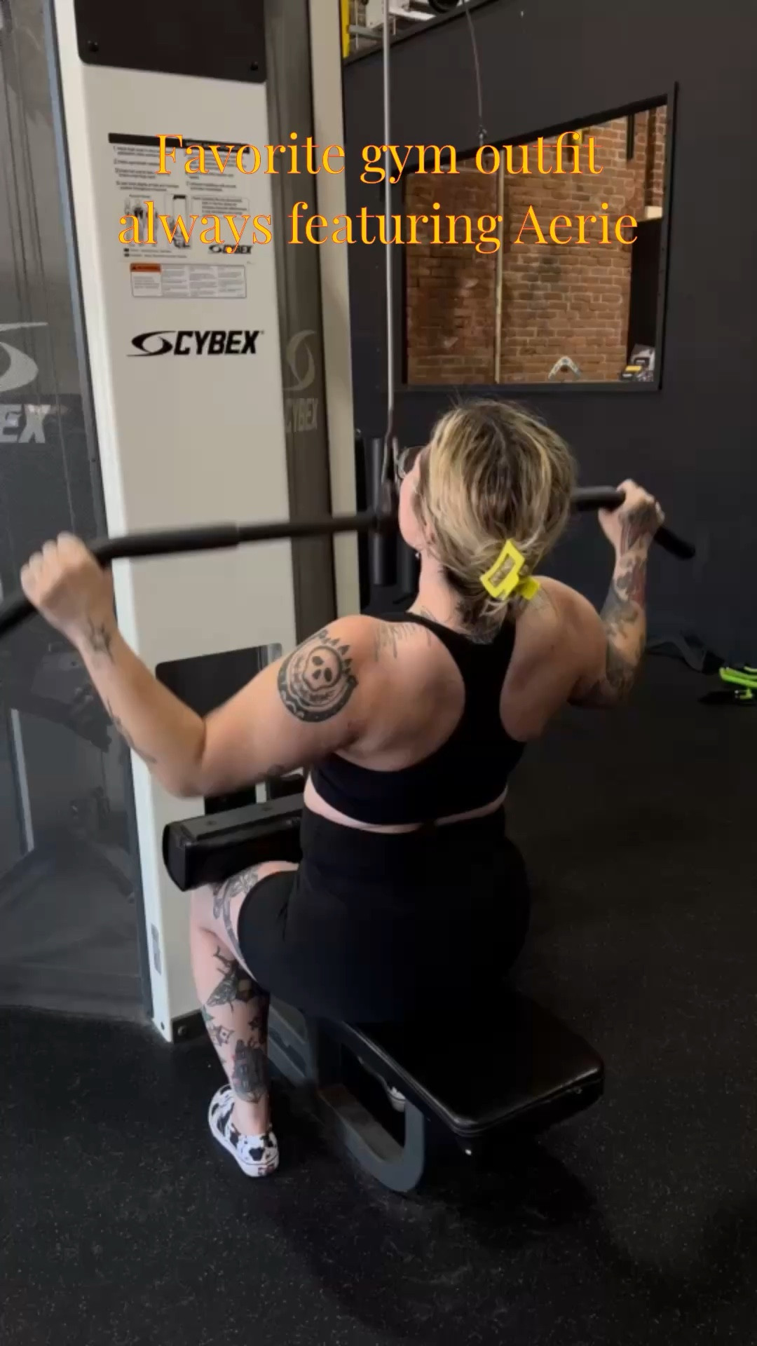 Gym outfit for lifting always features aeire offline leggings or shorts and vans

#LTKselfcare #LTKfitnessgoals #LTKootd