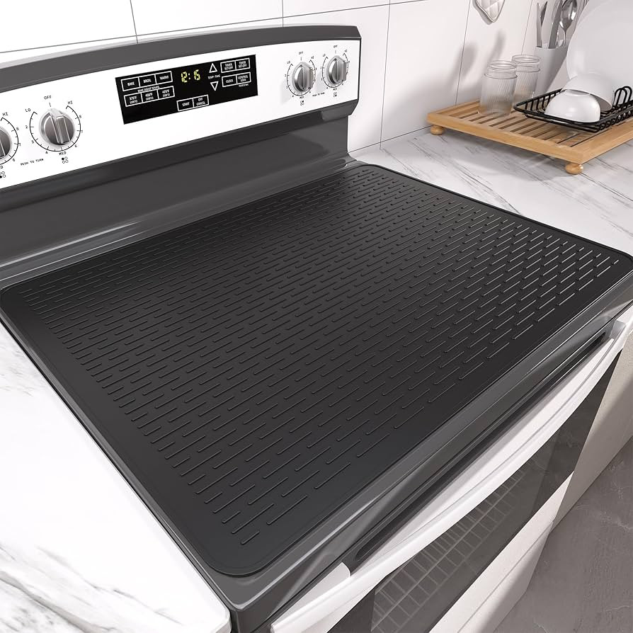 Stove Top Cover for Electric Stove- Range Covers for Electric Stove,Silicone XXL Dish Drying Mat,... | Amazon (US)