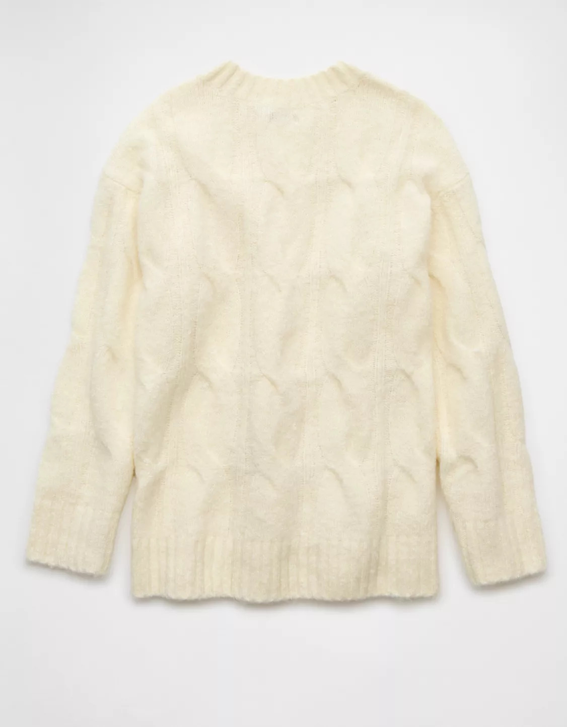 AE Whoa So Soft Cable Knit Sweater | American Eagle Outfitters (US & CA)