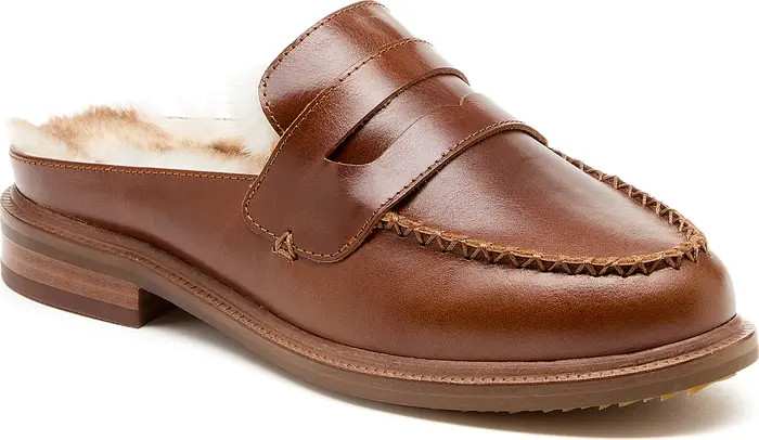 Lock Faux Shearling Lined Mule (Women) | Nordstrom