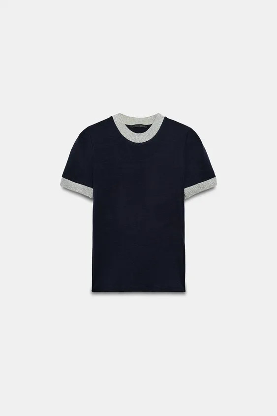 CONTRAST RIB T-SHIRT | Zara DE