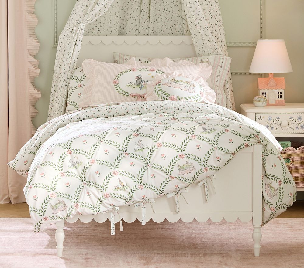 Riley Sheehey Scallop Organic Duvet Cover & Shams | Pottery Barn Kids