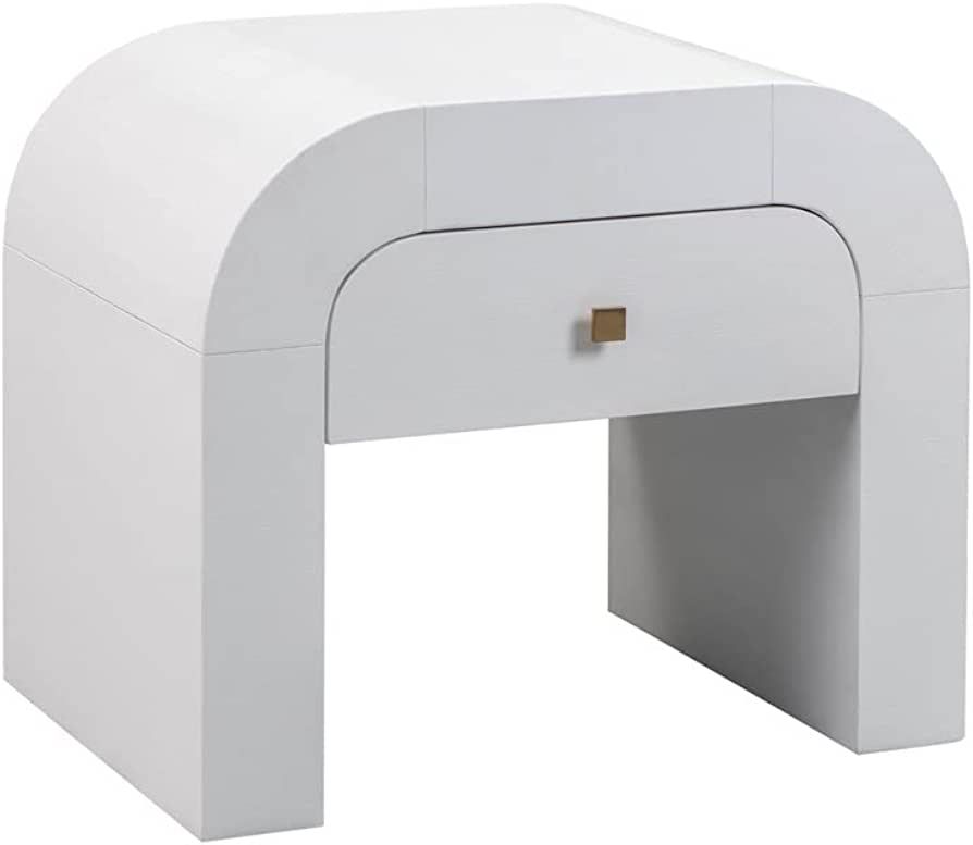 Tov Furniture Hump Nightstand (White) | Amazon (US)