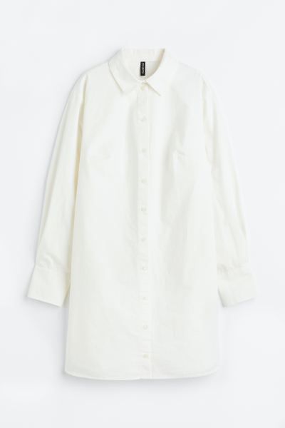 Cotton Poplin Shirt Dress | H&M (US + CA)