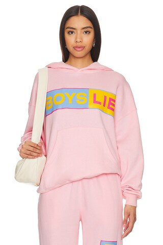 Boys Lie Better Half Boyfriend Hoodie in Pink from Revolve.com | Revolve Clothing (Global)