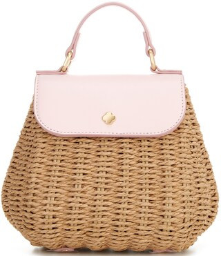 Drew Small Top Handle Satchel Straw Bag | Dillard's