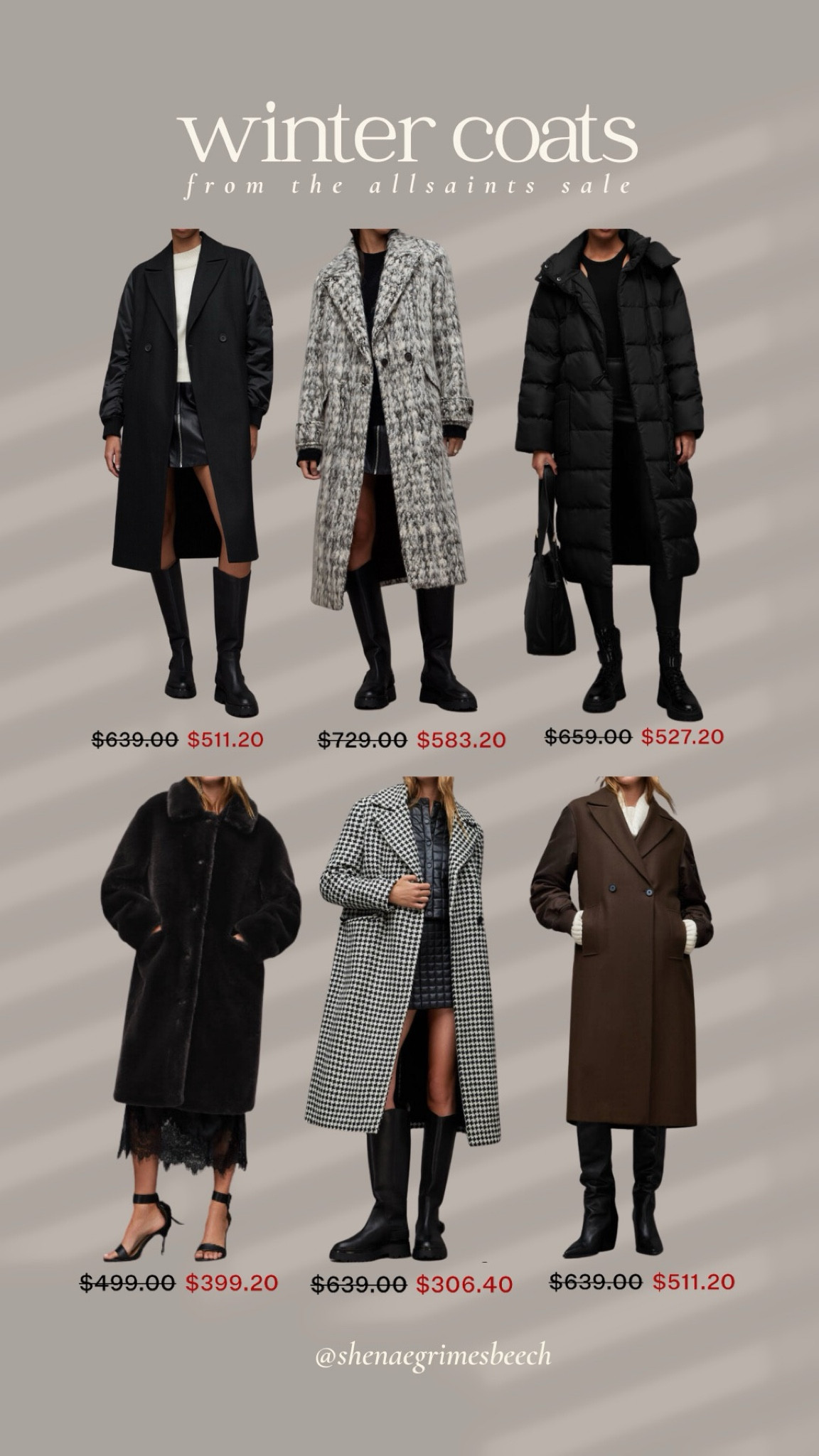 The best staple coats from the AllSaints sale! 

Sale alert | staple coats | capsule wardrobe

#LTKSeasonal #LTKGiftGuide #LTKsalealert