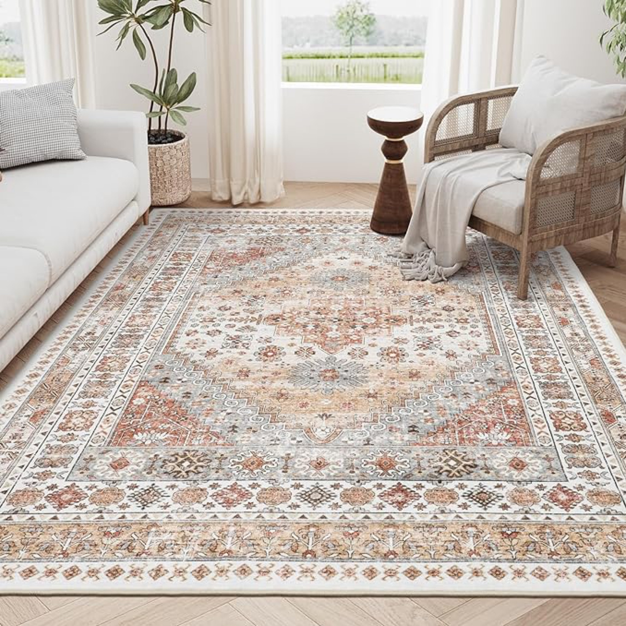 The prettiest area rug, and its machine washable! 8x10 Area Rugs for Living Room

#LTKsalealert #LTKhome #LTKfamily