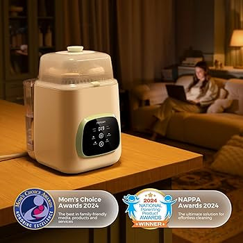 Momcozy KleanPal Pro Baby Bottle Washer, Sterilizer & Dryer - All-in-One Cleaning Machine for Bot... | Amazon (US)