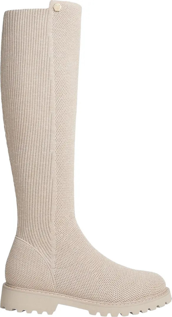 Round-Toe Stretchy Wool Knee-High Boots | Nordstrom