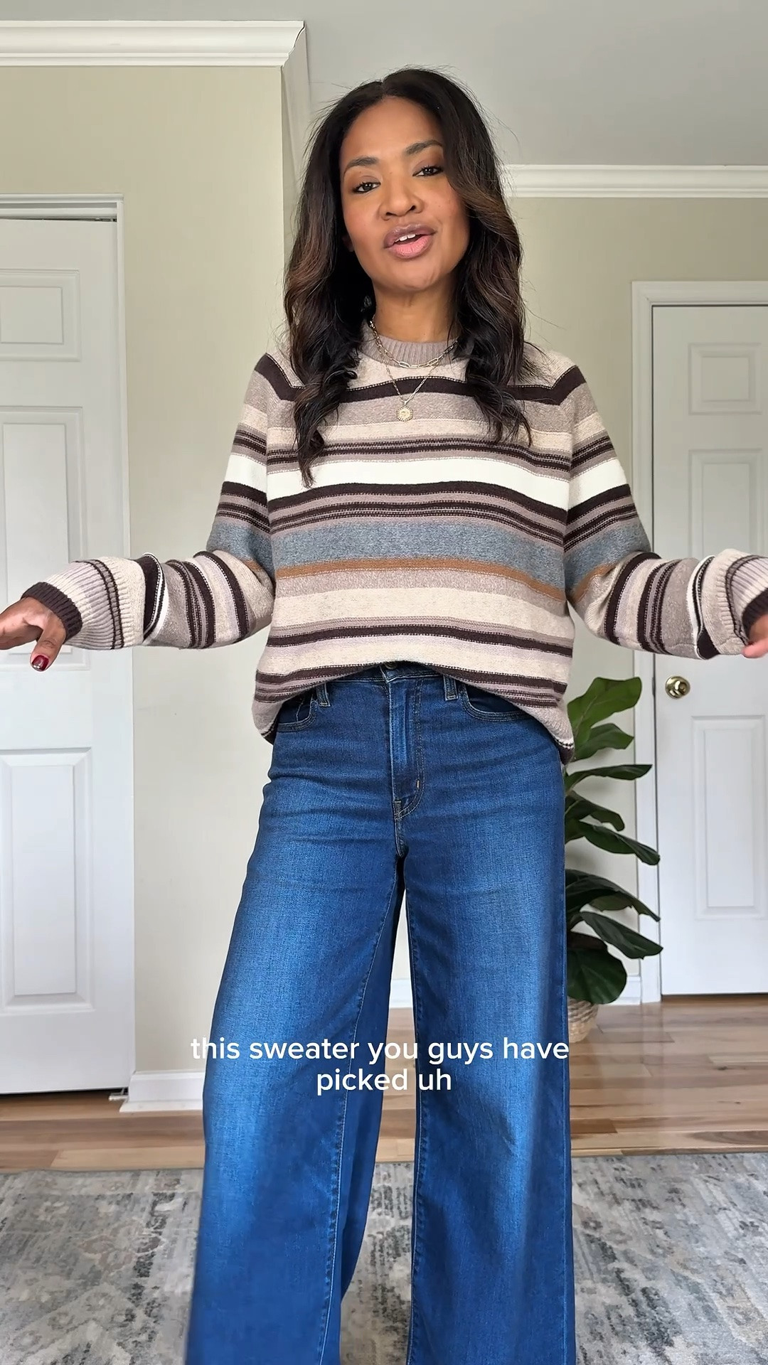Sweater is size small. Jeans are size 27 30 L

#LTKootd #LTKgrwm #LTKOver40