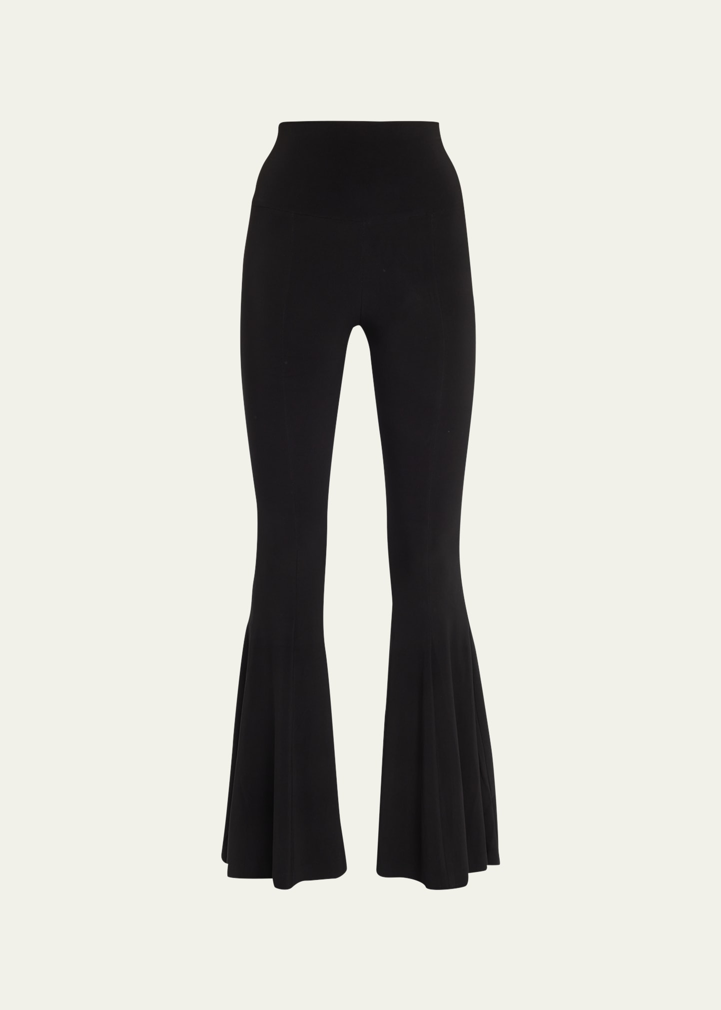 Norma Kamali Fishtail High-Waisted Flare Pants | Bergdorf Goodman