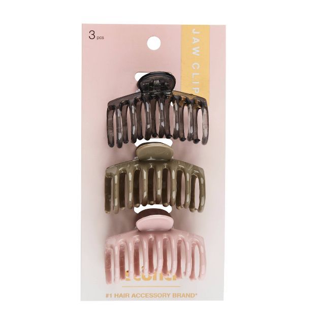 scunci Jaw Clips - 3pk | Target