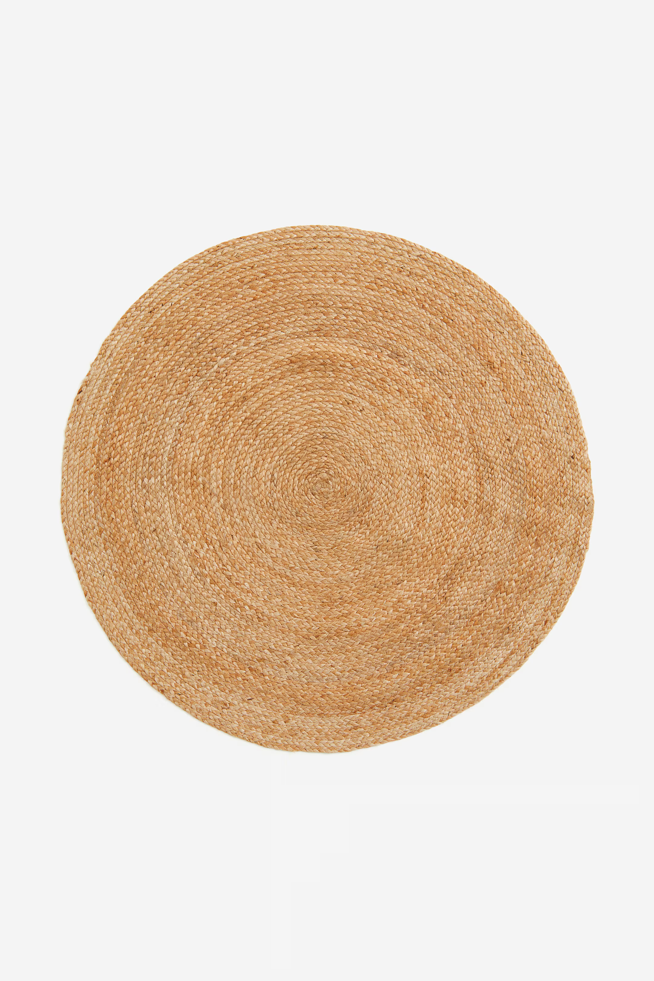 Round jute rug - Light beige - Home All | H&M GB | H&M (UK, MY, IN, SG, PH, TW, HK)