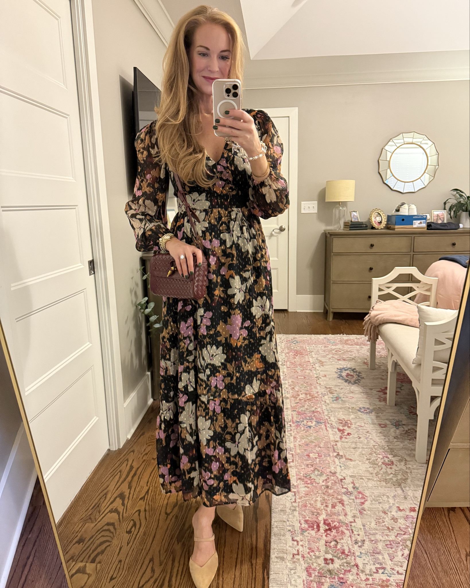 Happy Thanksgiving!! 
This pretty maxi dress from
Loft is on sale for under $50! I’m in a size 4.
These Dolce Vita heels are THE MOST COMFORTABLE heels ever!! I need them in every color! 

#LTKSeasonal #LTKShoeCrush #LTKHoliday