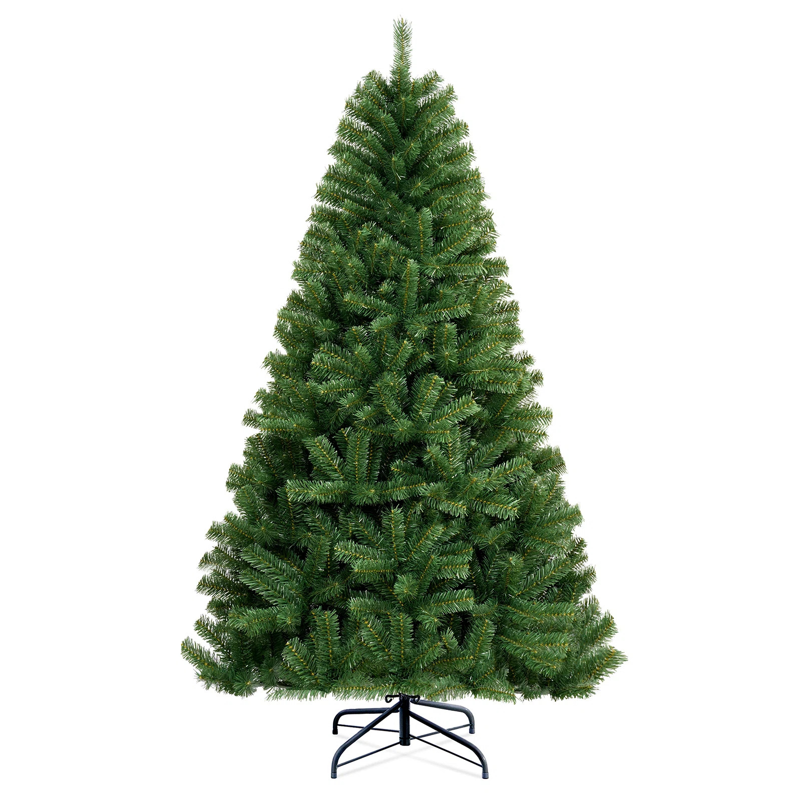 Arlmont & Co Easy Set-up Green Artificial Christmas Tree - Stand Included | Wayfair | Wayfair North America