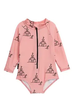 Beach All in One One-Piece Rashguard Swimsuit | Nordstrom