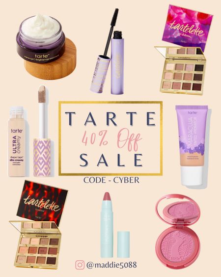 Tarte is having their PRE-CYBER MONDAY 40% off sale!!!!! These are my faves!!! Use code CYBER and all you have to do is sign up with your email address! 


#LTKbeauty #LTKSeasonal #LTKsalealert