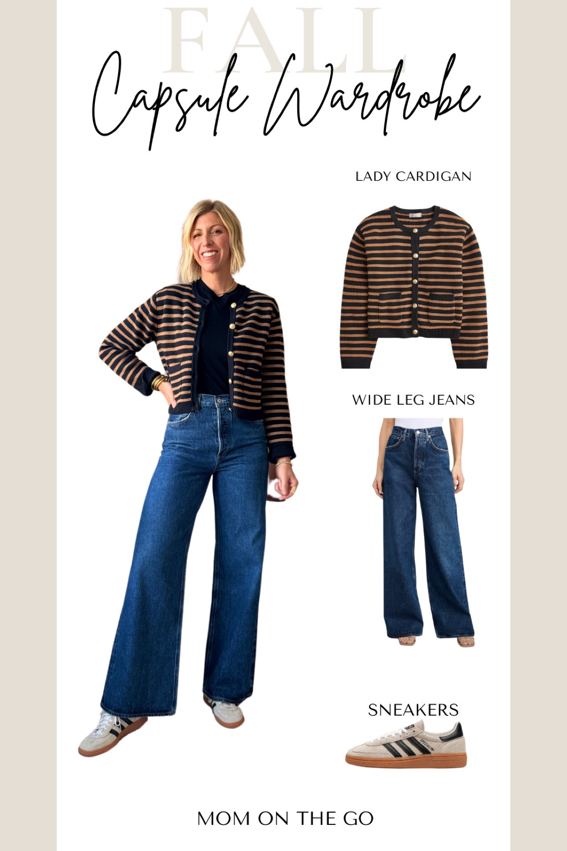 Fall capsule outfit idea with wide leg jeans 

#LTKSeasonal #LTKStyleTip #LTKOver40