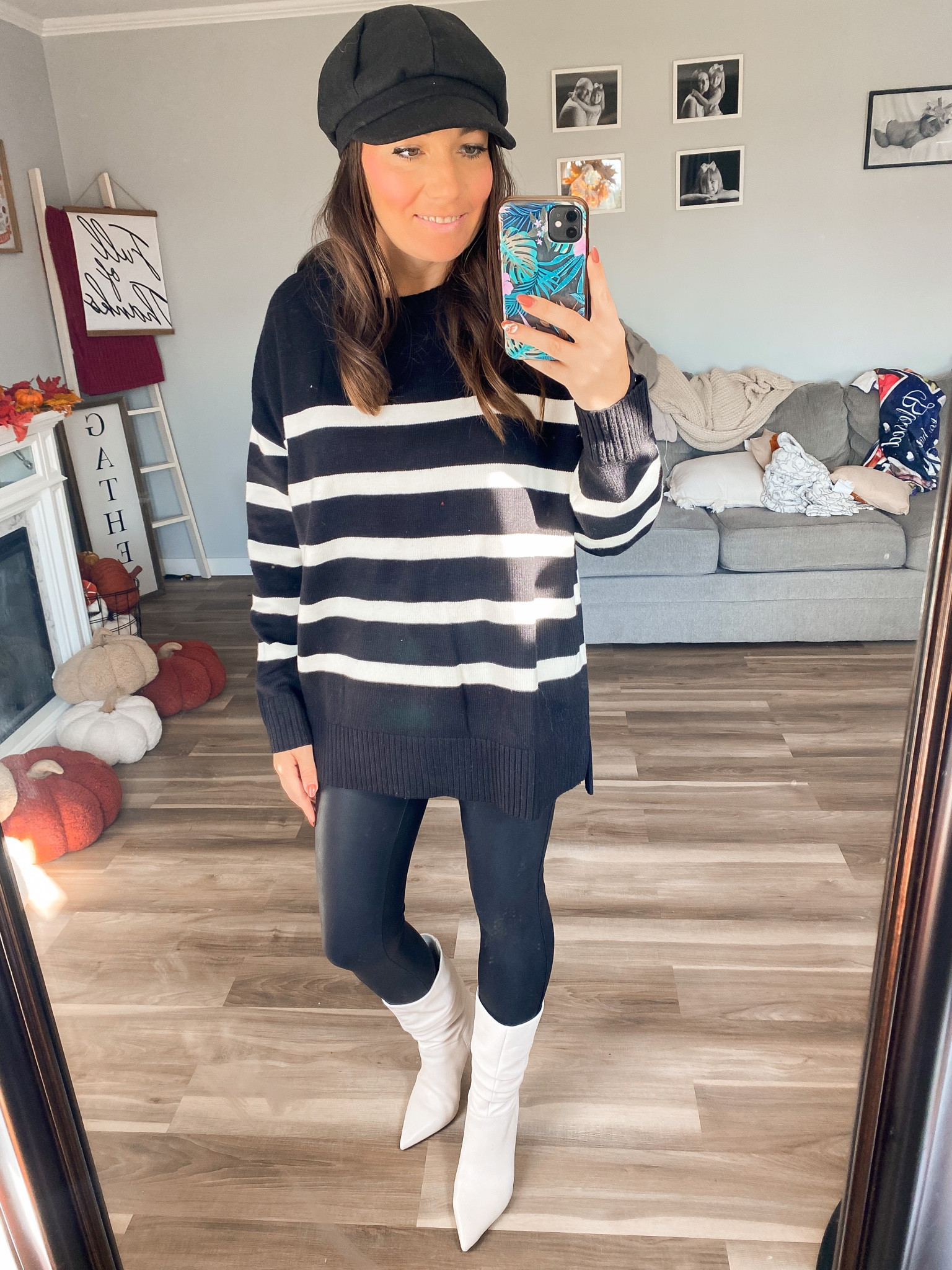 French collection sweater under $30. This sweater is amazing quality, very comfortable. I sized up to a large for an oversized look but I could have easily done a medium and still had some room. I can’t recommend this sweater enough so so good! 

#LTKSeasonal