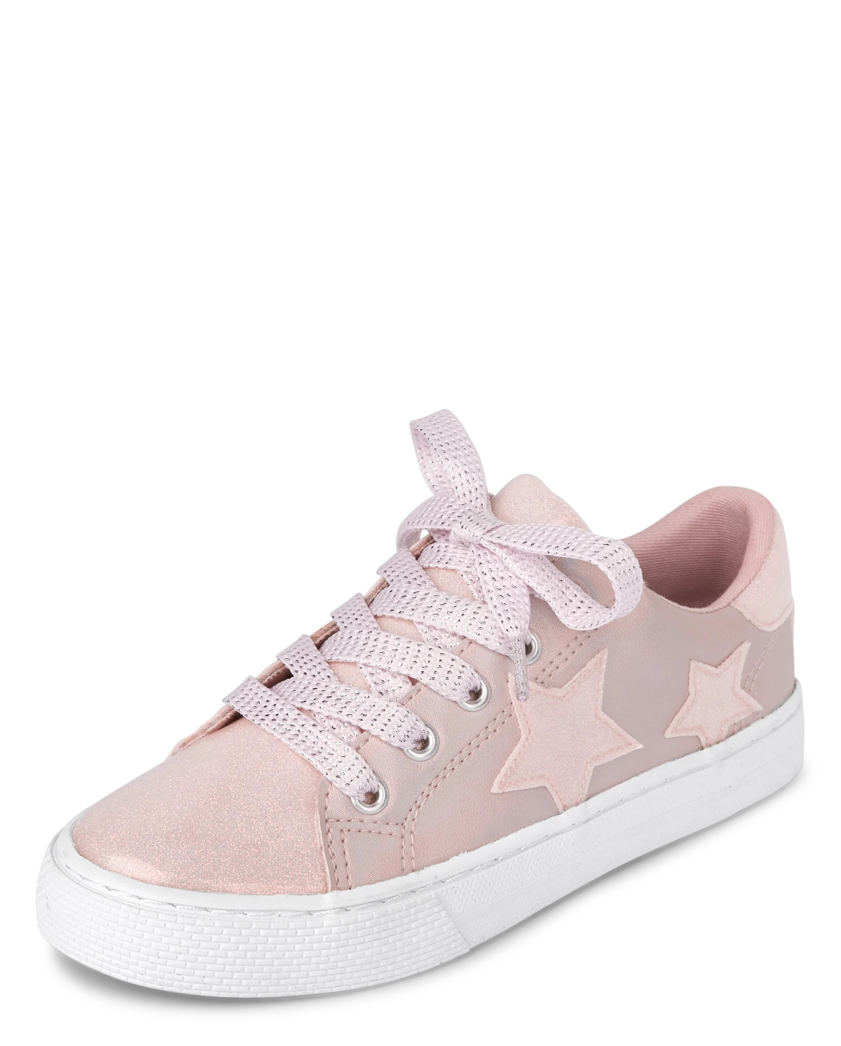 Girls Glitter Star Low Top Sneakers - pink | The Children's Place