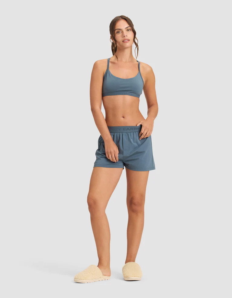 Women's First Layer Pajama Soft Bra & Boxer Short Set | Cozy Earth