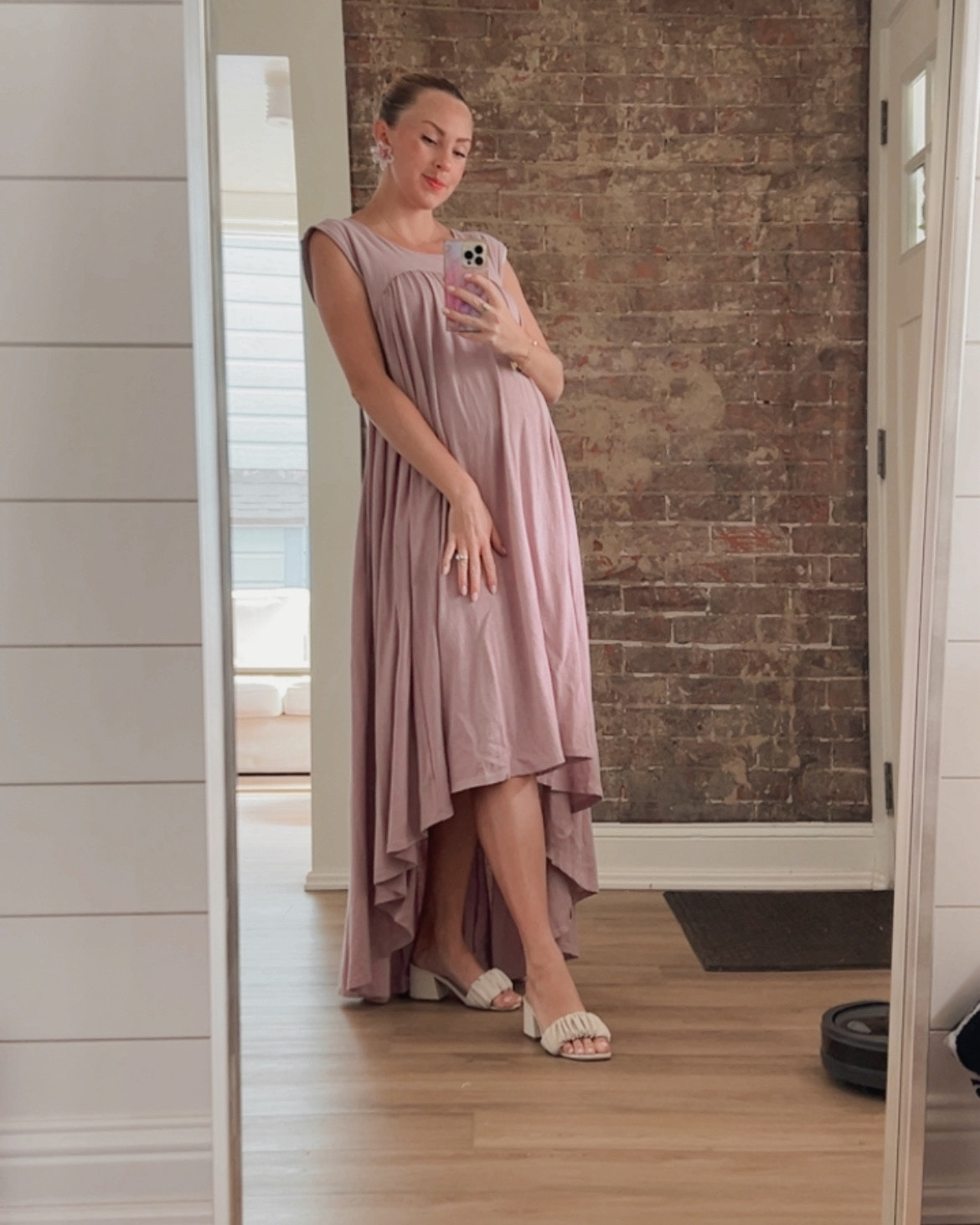 NEW FAVORITE DRESS ALERT!! (PART 2) It’s the Madelyn Midi Dress from Free People! Easily dressed up or down, with or without a bump! I bought it in the black and the woodrose! Which it looks like there’s only the white and Mediterranean left- both stunning options though! It’s fabulous, you need all the colors!! And a great transition piece for summer to fall! I bought a small, and I would say it runs large!

#LTKBump #LTKFindsUnder50 #LTKFindsUnder100