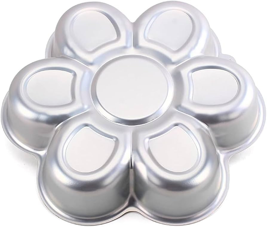 Flower Shaped Cake Pan, Aluminum 3D Flower Cake Mold for Baking Mould Tin Cake Pan | Amazon (US)