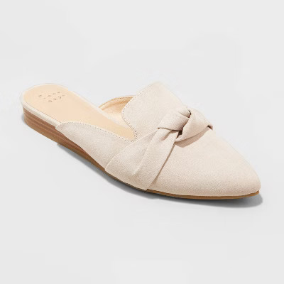 Women's Paloma Mules - A New Day™ Taupe 12 | Target
