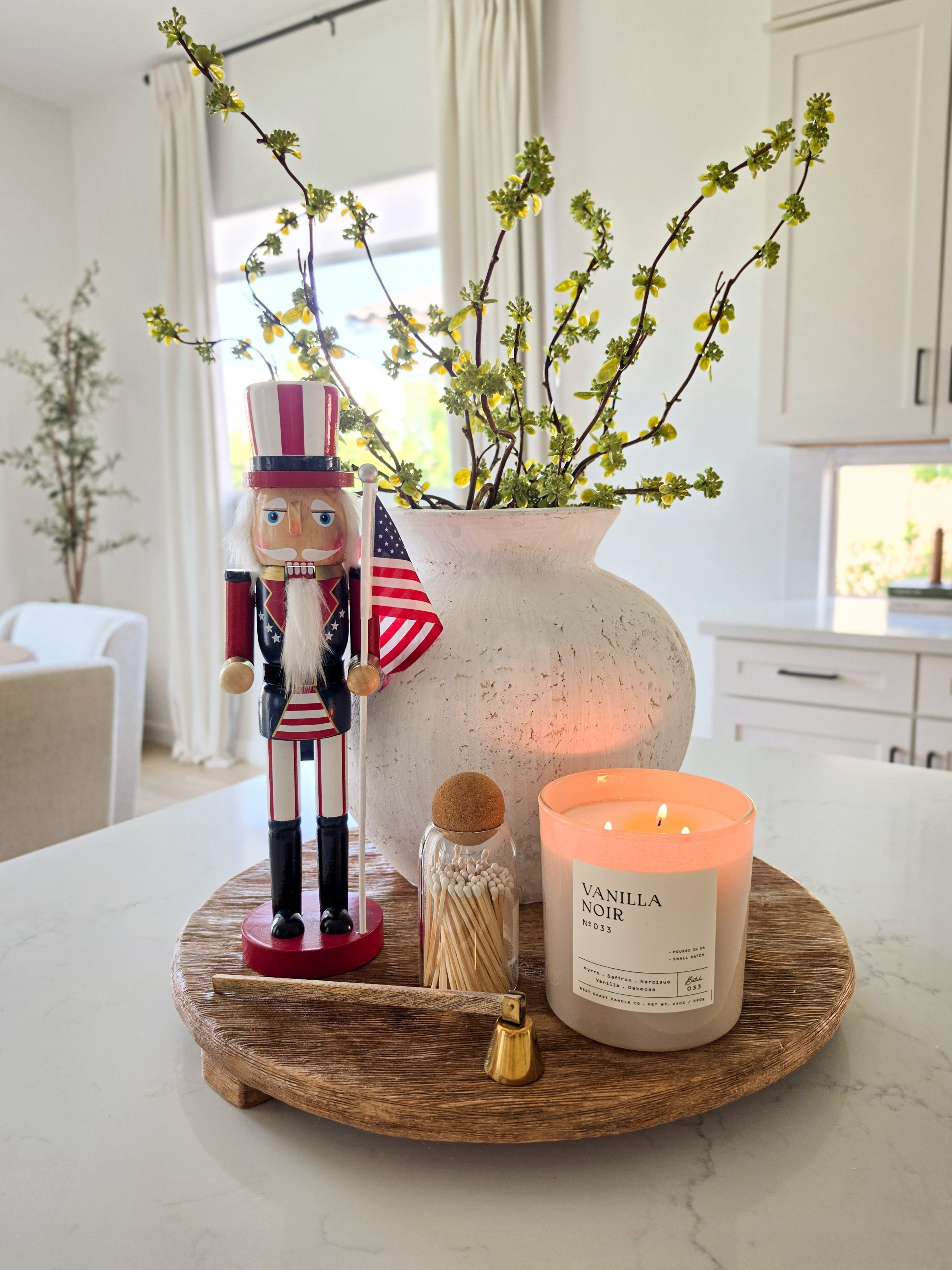 Red, white & blue. 🇺🇸Fourth of July home decor #250yearsoffreedom #fyp #seasonaldecor #fourthofjuly #home 

#LTKSeasonal #LTKHome