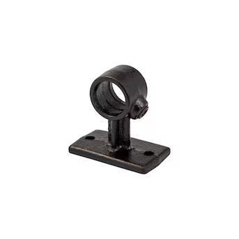 SteelTek 3/4-in Structural Black Rail Support | Lowe's