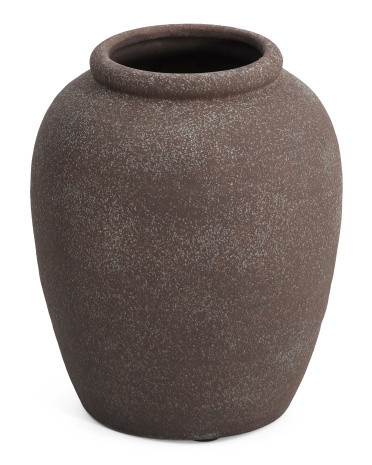 10x8in Textured Ceramic Urn | Marshalls