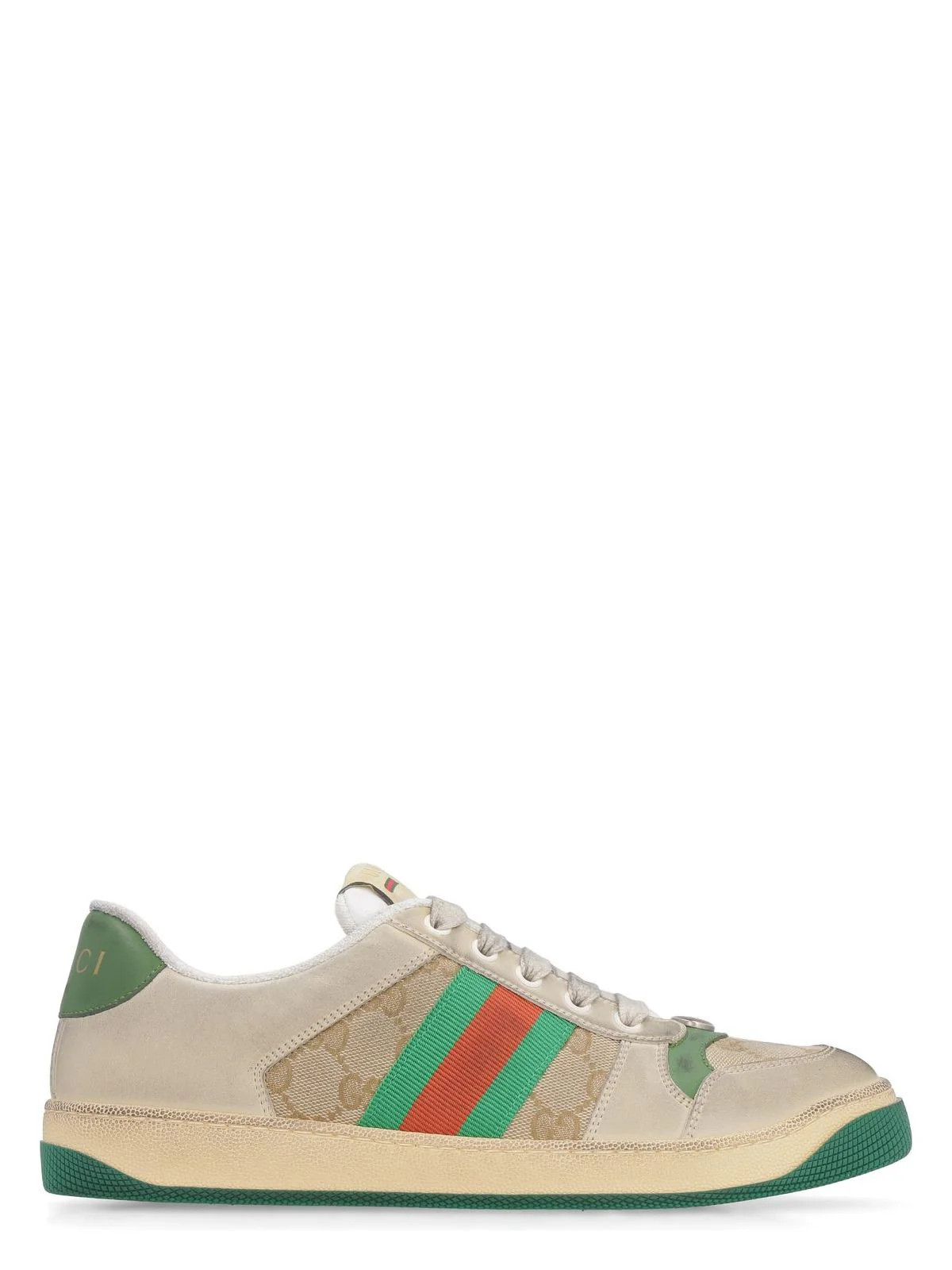 Gucci Women's Screener Sneakers in Beige | Size 35 | 5704439Y920 Color 9666 | LOZURI