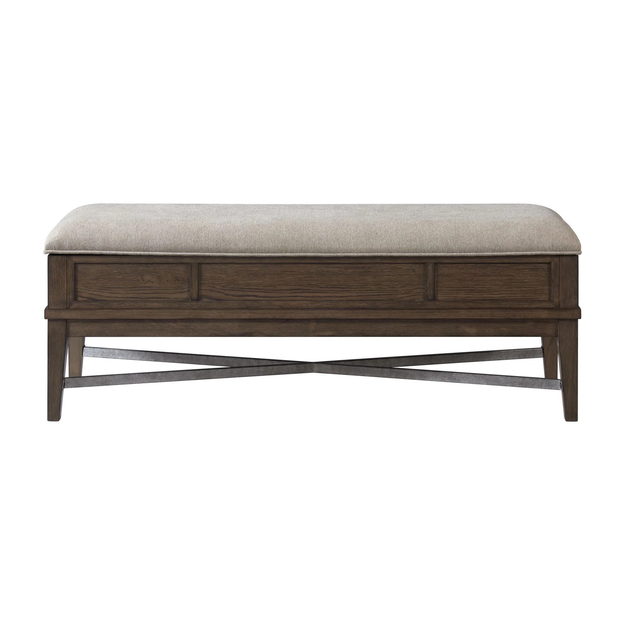 Raaya Polyester Blend Upholstered Storage Bench | Wayfair North America
