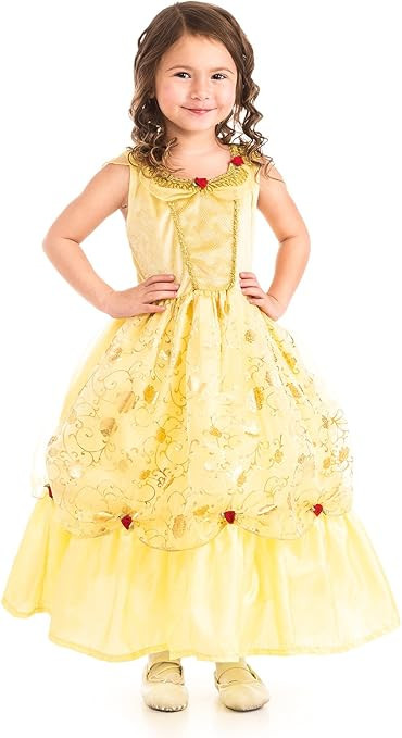Little Adventures Yellow Beauty Princess Dress Up Costume (Small Age 1-3) - Machine Washable Chil... | Amazon (US)