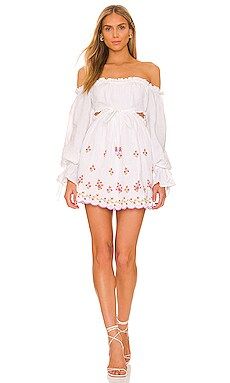 MAJORELLE Wesley Mini Dress in Ivory Daydream from Revolve.com | Revolve Clothing (Global)