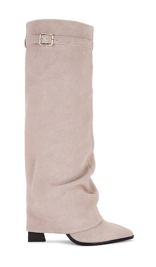 Felicity Foldover Boot in Dust Bunny | Revolve Clothing (Global)